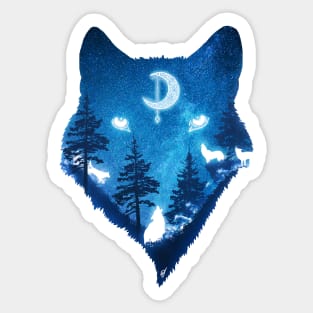 Moon Wolves Sticker